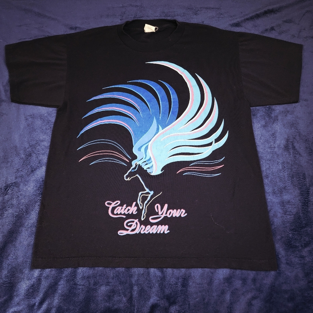 Vintage Little Brownie Originals Catch Your Dream Graphic T Shirt Made USA Sz L